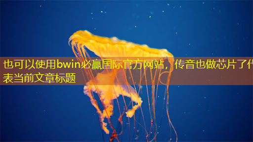 bwin必赢国际官方网站,传音也做芯片了 bwin必赢国际官方网站,传音也做芯片了