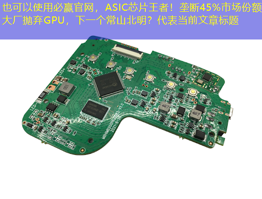 必赢官网,ASIC芯片王者!垄断45%市场份额,大厂抛弃GPU,下一个常山北明? 必赢官网,ASIC芯片王者!垄断45%市场份额,大厂抛弃GPU,下一个常山北明?