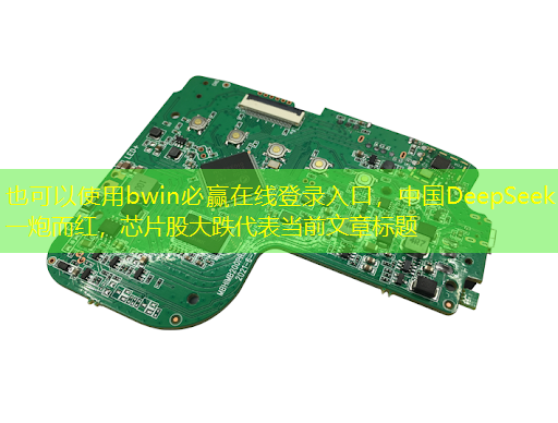 bwin必赢在线登录入口，中国DeepSeek一炮而红，芯片股大跌