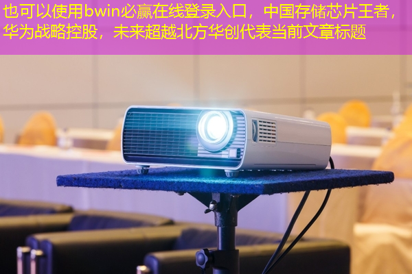 bwin必赢在线登录入口，中国存储芯片王者，华为战略控股，未来超越北方华创